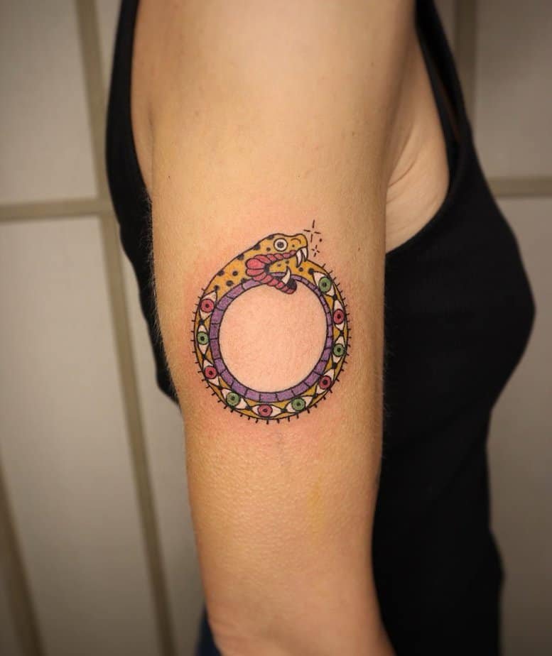 20 Jaw-Dropping Ouroboros Tattoo Ideas to Celebrate Life’s Eternal Cycle — #9 Is Pure Magic
